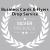 Business Cards and Flyers Drop Service Silver Package