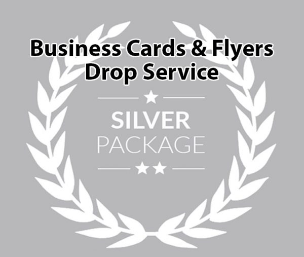 Business Cards and Flyers Drop Service Silver Package